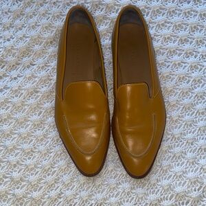 Everlane Yellow Leather Loafers